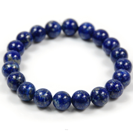 Bransoletka z Lapisu Lazuli, kulki 10mm